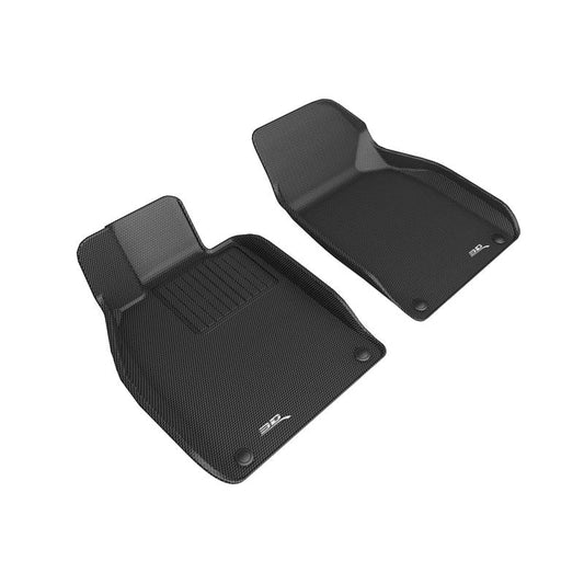 3D MAXpider KAGU Floor Mat (BLACK) Compatible for PORSCHE BOXSTER/CAYMAN/718 2013-2023 - | Custom Fit (L1PO02211509)