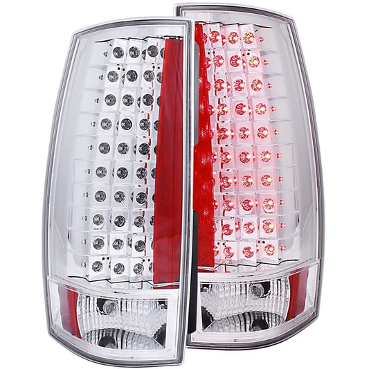 ANZO USA 2007-2014 Chevrolet Suburban LED Taillights Red/Clear G4 (311141)