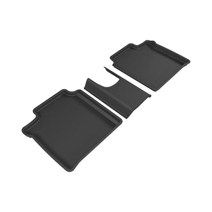 3D MAXpider KAGU 2nd Row Floormats - Black | 2014-2019 Nissan Versa Note (L1NS08721509)