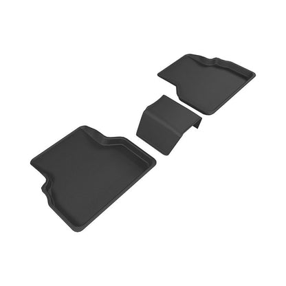 3D MAXpider KAGU 2nd Row Floormats - Black | 2015-2018 Audi Q3 (L1AD03921509)