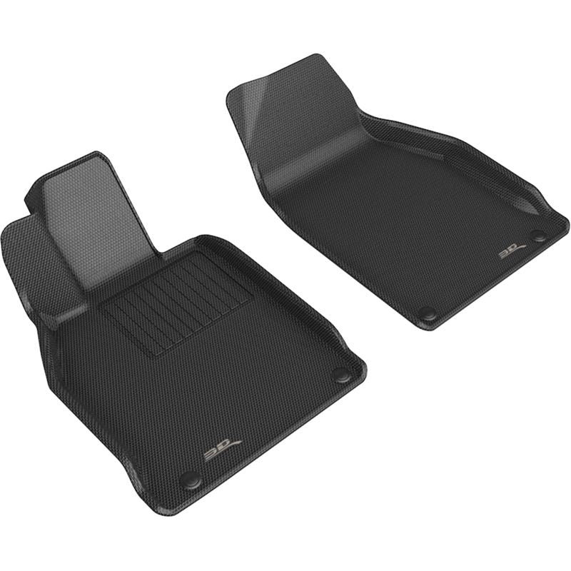 3D MAXpider KAGU 1st Row Floormat - Black | 12-19 Porsche 911 Conv/S/4/4S/GTS/Targa/Turbo/T/GTZ (L1PO02111509)