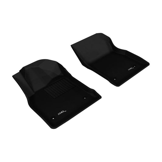 3D MAXpider KAGU 1st Row Floormat - Black | 2011-2015 Chevrolet Cruze/Cruze Limited (L1CH04411509)