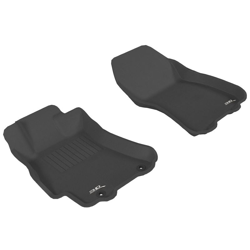 3D MAXpider KAGU 1st Row Floormat - Black | 2010-2014 Subaru Legacy/Outback (L1SB00411509)