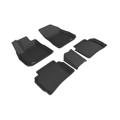 3D MAXpider KAGU 1st & 2nd Row Floormats - Black | 2016-2020 Chevrolet Malibu (L1CH07701509)