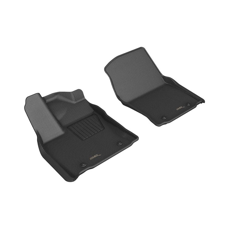 3D MAXpider KAGU 1st Row Floor Liner - Black | 2022 Toyota Tundra Crew Max (L1TY28811509)
