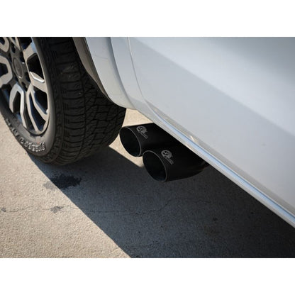 afe Rebel Series 3 IN 304 Stainless Steel Cat-Back Exhaust System w/ Black Tips (t) (49-33119-B)