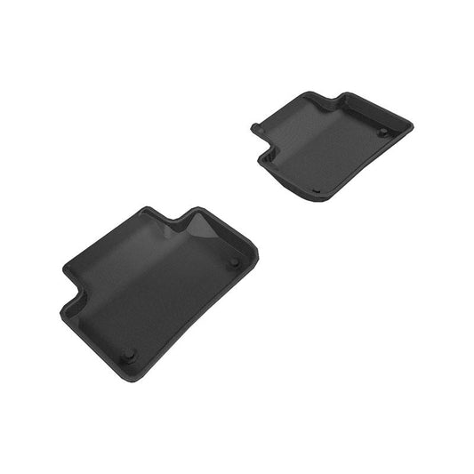 3D MAXpider KAGU 2nd Row Floormats - Black | 2018-2020 Audi Q5 (L1AD04721509)