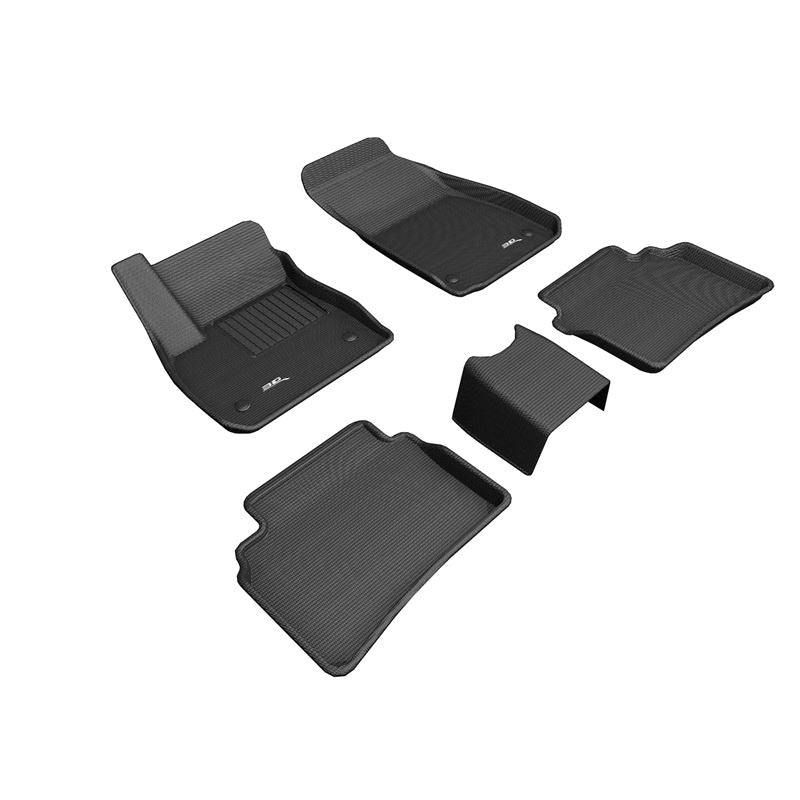 3D MAXpider KAGU 1st & 2nd Row Floormats - Black | 2018-2020 Buick Regal (L1BC03901509)