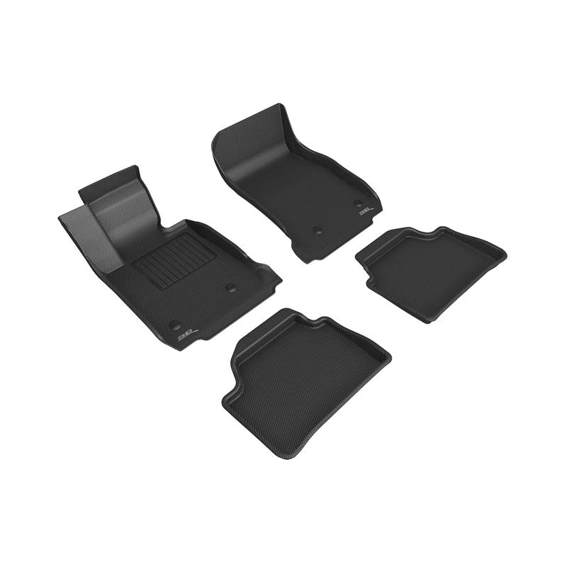 3D MAXpider KAGU Floor Mat- Black R1 R2 | 12-19 BMW 1 Series (L1BM03601509)