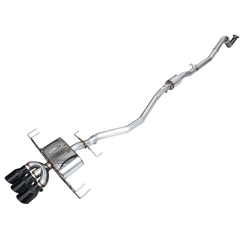 AWE Tuning Touring Edition Exhaust w/ Triple Diamond Black Tips for 2024 Acura Integra Type S DE5 FWD (3015-53335)