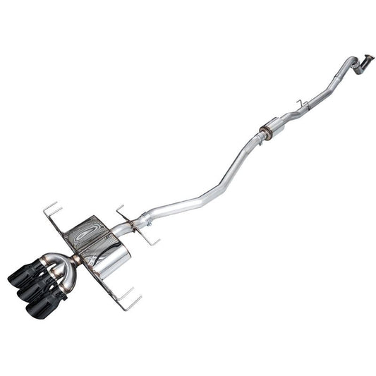 AWE Tuning Touring Edition Exhaust w/ Triple Diamond Black Tips for 2024 Acura Integra Type S DE5 FWD (3015-53335)