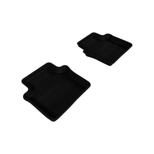 3D MAXpider KAGU 2nd Row Floormats - Black | 2007-2010 Chrysler Sebring Sedan (L1CY00121509)