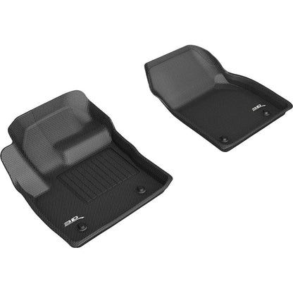 3D MAXpider KAGU 1st Row Floormats - Black | 18-20 Jaguar E-Pace (L1JG01311509)