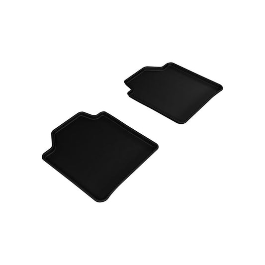 3D MAXpider KAGU 2nd Row Floormats - Black | 2013-2019 BMW 3 Series Gran Turismo F34 (L1BM04821509)