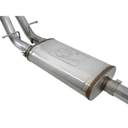 aFe Vulcan Series 3 IN 304 Stainless Steel Cat-Back Exhaust System w/ Black Tips (49-34105-B)
