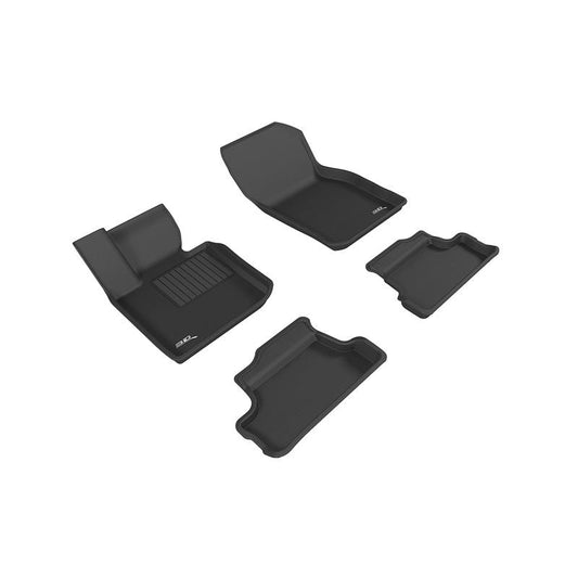 3D MAXpider KAGU 1st & 2nd Row Floormats - Black | 2016-2019 Mini Convertible (L1MN01701509)