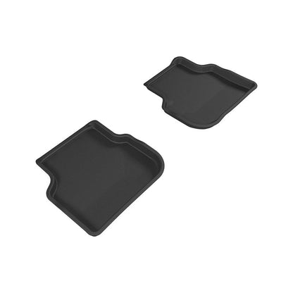 3D MAXpider KAGU 2nd Row Floormats - Black | 2011-2018 Volkswagen Jetta Sedan (L1VW05521509)