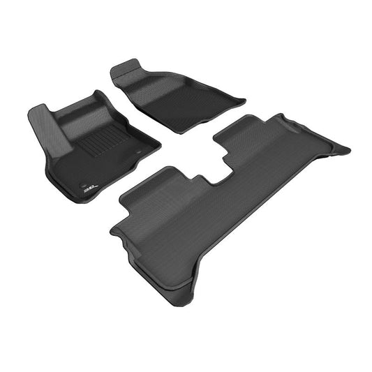 3D MAXpider KAGU 1st & 2nd Row Floormats - Black | 2017-2020 Chevrolet Bolt Ev (L1CH08701509)