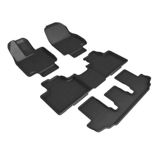 3D MAXpider KAGU 1st 2nd 3rd Row - Set (Black) | 21-22 Toyota Highlander Hybrid 2nd Row Bucket (L1TY28001509)