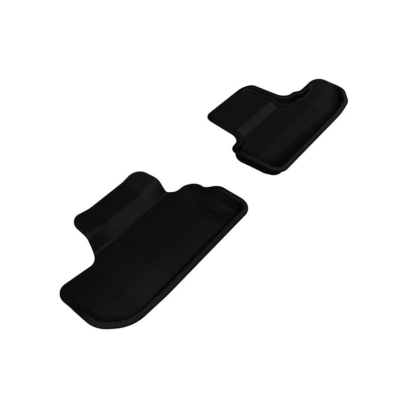 3D MAXpider KAGU 2nd Row Floormats - Black | 2008-2010 Dodge Challenger (L1DG01521509)