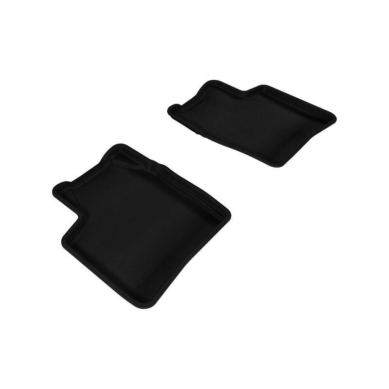 3D MAXpider KAGU 2nd Row Floormats - Black | 2004-2009 Toyota Prius (L1TY14521509)