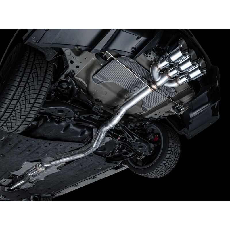 AWE Tuning Track Edition Exhaust w/ Triple Chrome Silver Tips for 2024 Acura Integra Type S DE5 FWD (3020-52335)