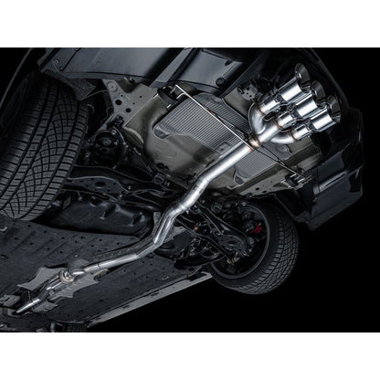 AWE Tuning Track Edition Exhaust w/ Triple Chrome Silver Tips for 2024 Acura Integra Type S DE5 FWD (3020-52335)