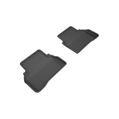 3D MAXpider KAGU 2nd Row Floormats - Black | 2015-2020 Mercedes Benz C-Class Sedan W205 (L1MB06921509)