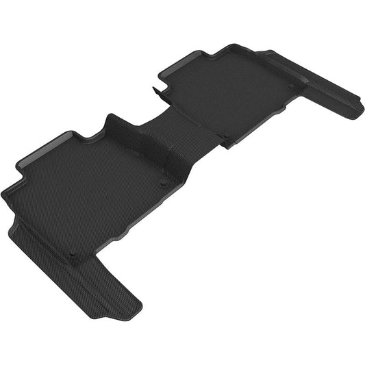 3D MAXpider KAGU 2nd Row Floormats - Black | 20-21 Mercedes GLS-Class (w/ Executive Rear Seat Package) (L1MB13821509)