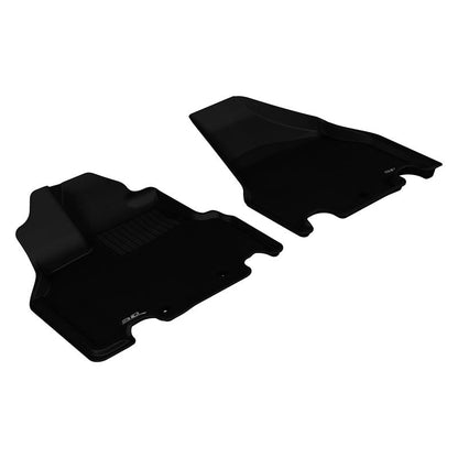 3D MAXpider KAGU 1st Row Floormat - Black | 2011-2017 Honda Odyssey EX (L1HD03811509)