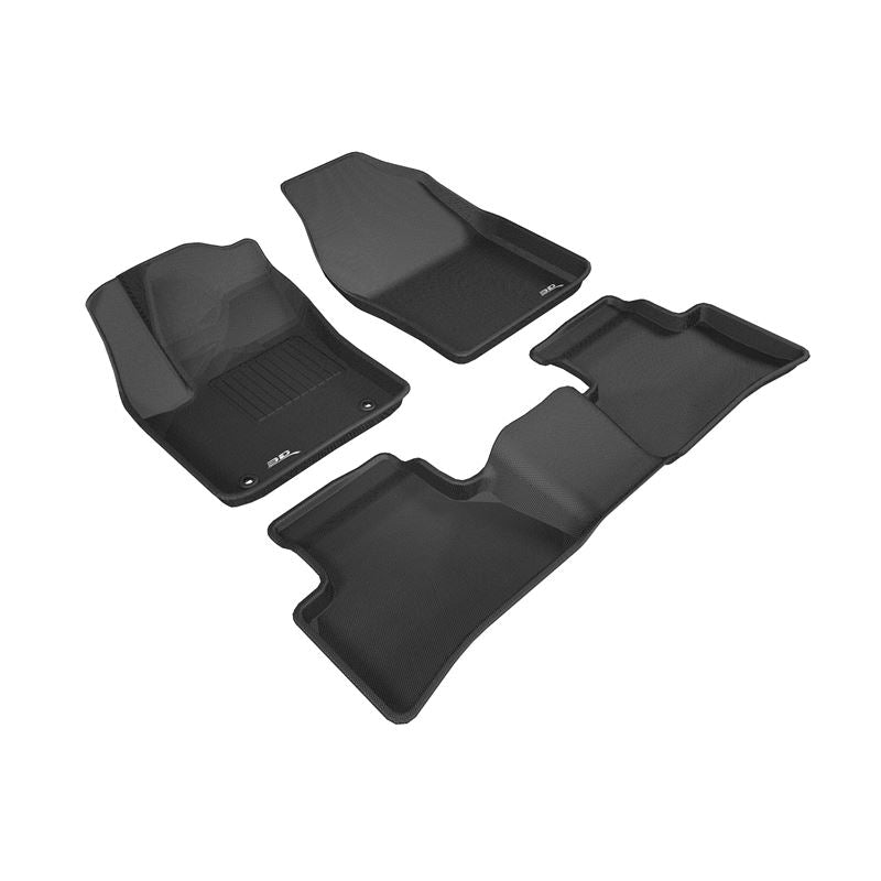 3D MAXpider KAGU 1st & 2nd Row Floormats - Black | 2018-2019 Toyota C-Hr (L1TY22301509)