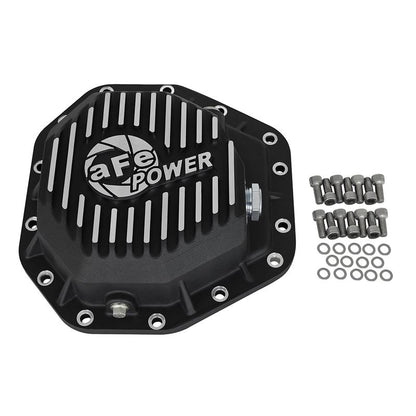aFe Pro Series Rear Differential Cover Black w/ Machined Fins (46-70352)