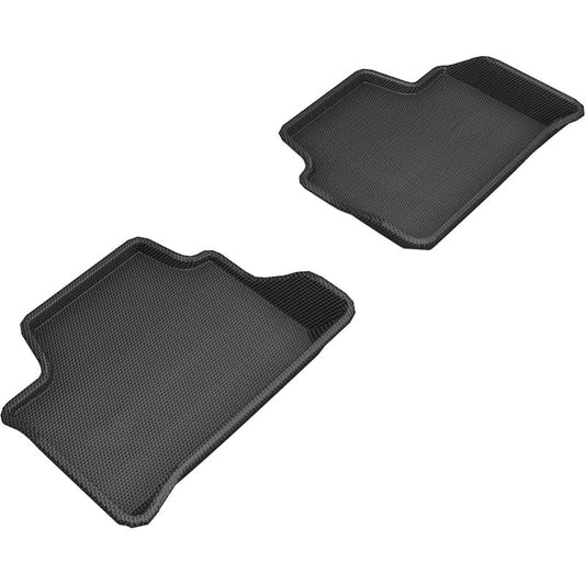 3D MAXpider KAGU 2nd Row Floormats - Black | 2019-2020 BMW 3 Series (G20) (L1BM10321509)