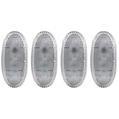 ANZO USA 2011-2016 Ford F-350 LED Fender Light Kit Clear 2pc Amber / 2pc Red (861108)