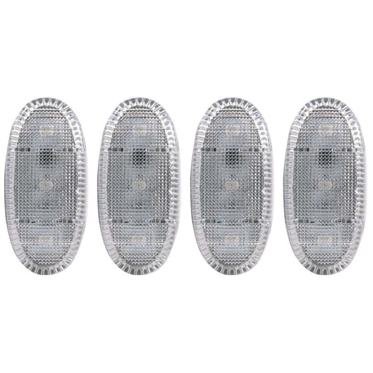 ANZO USA 2011-2016 Ford F-350 LED Fender Light Kit Clear 2pc Amber / 2pc Red (861108)