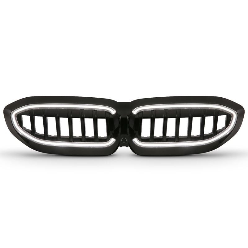 ANZO USA Black Housing Full LED Front Grille w/ Initiation & Running Light for 19-22 BMW 3 Series (901027)