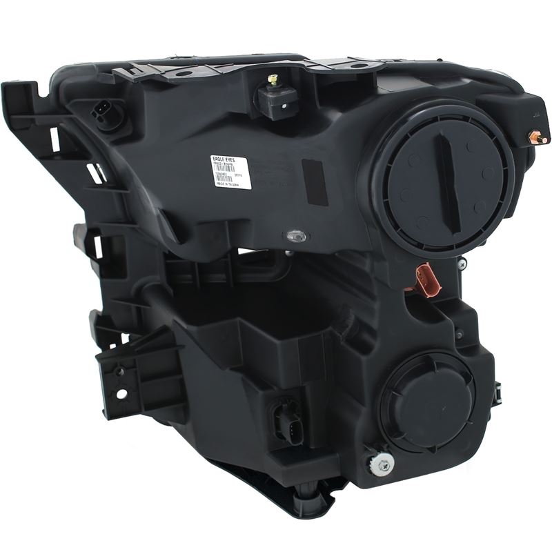 ANZO USA 2015-2016 Ford F-150 Projector Headlights w/ Plank Style Design Chrome w/ Amber (111348)