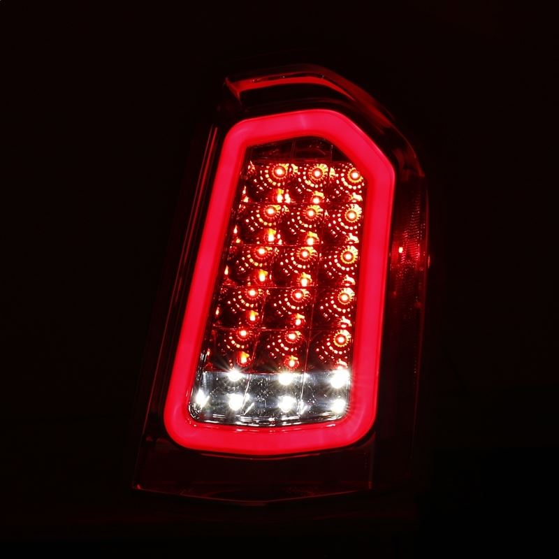ANZO LED Tail Light Assembly w/ Chrome Sequential Lens | Chrysler 300 (11-14) (321344)