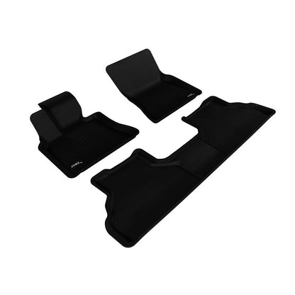 3D MAXpider KAGU 1st & 2nd Row Floormats - Black | 2008-2020 BMW X6 E71 (L1BM06201509)