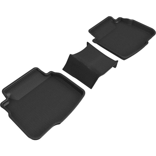 3D MAXpider KAGU Floor Mat For 20-22 Subaru Legacy / Outback - 2nd Row (Black) | Custom Fit (L1SB02821509)