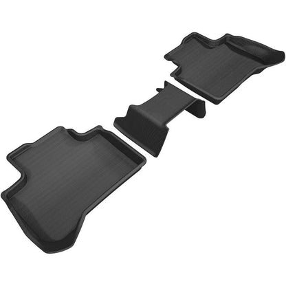 3D MAXpider KAGU 2nd Row Floormats - Black | 2018-2020 BMW X3 (G01)/X4 (G02) (L1BM09221509)