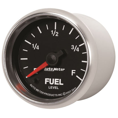 AutoMeter GS 2 1/16in. 0-280 Ohms Fuel Level Gauge - Stepper Motor (3810)