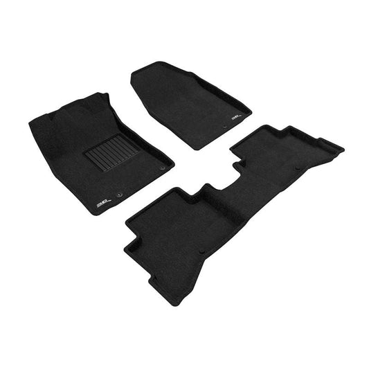 3D MAXpider ELEGANT Floor Mat- Black 1St Row 2Nd Row | 2017-2022 Kia Niro (L1KA04404709)