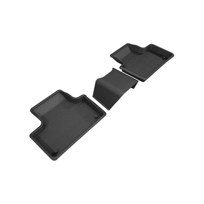 3D MAXpider KAGU 2nd Row Floormats - Black | 2018-2020 Volvo XC60 (L1VV02521509)