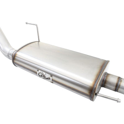 aFe MACH Force-Xp 3 IN to 3-1/2 IN 409 Stainless Steel Cat-Back Exhaust w/ Black Tip (49-43068-B)