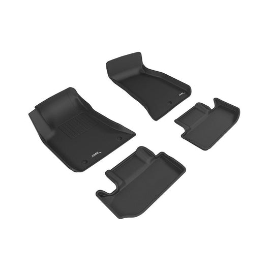 3D MAXpider KAGU 1st & 2nd Row Floormats - Black | 2011-2014 Dodge Challenger (L1DG02401509)