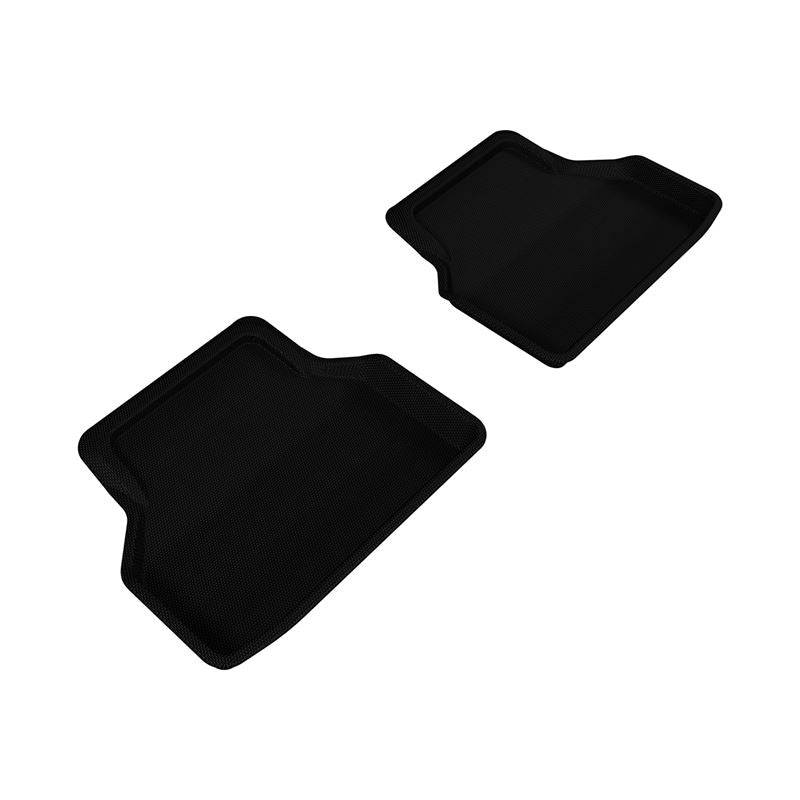 3D MAXpider KAGU 2nd Row Floormats - Black | 2004-2010 BMW 5 Series E60 (L1BM05021509)