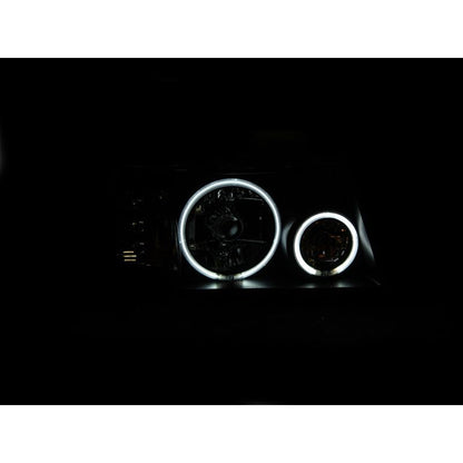ANZO Projector Headlights w/ Halo Black (CCFL) | Ford Ranger (01-11) (111152)