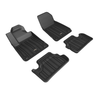 3D MAXpider ELITECT 1st & 2nd Row Floormats - Black | 21-23 Polestar 2 (E1PS00001809)