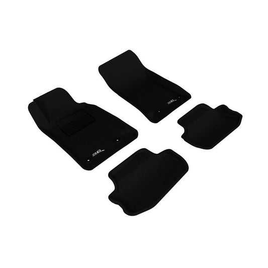 3D MAXpider KAGU 1st & 2nd Row Floormats - Black | 2010-2015 Chevrolet Camaro (L1CH01701509)
